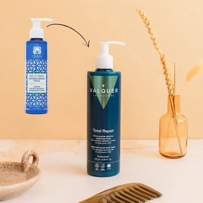 Siero per la cura dei capelli Valquer per la riparazione totale delle doppie punte, 275 ml