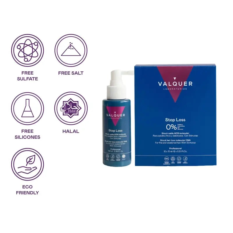 Valquer Cura dei capelli Shock Hair Loss Molecular DNA, 100 ml