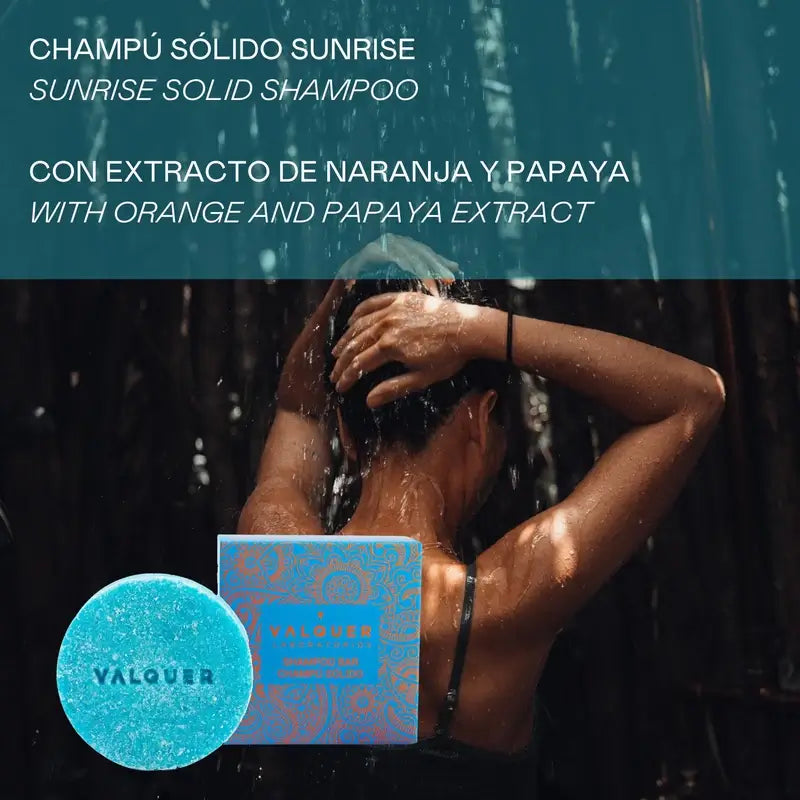 Valquer Hair Care Sunrise Shampoo solido, 50 gr
