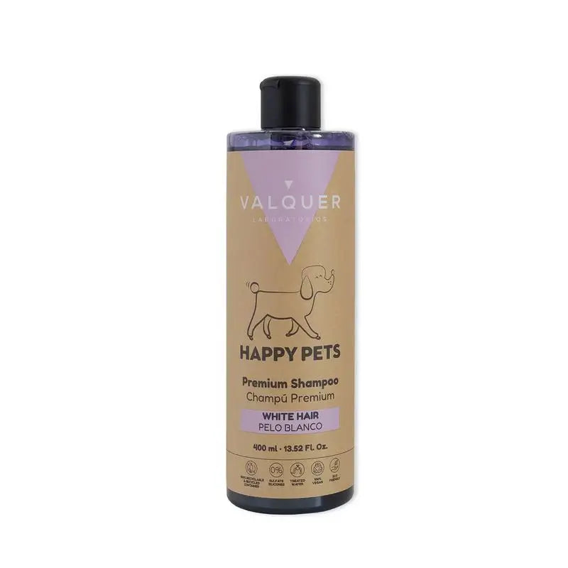 Valquer Laboratorios Pets Premium Shampoo Capelli Bianchi, 400 ml