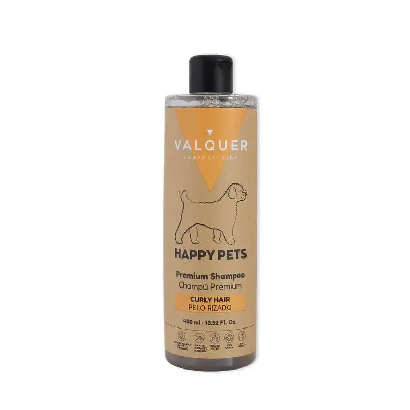 Valquer Pets Laboratories Shampoo Premium per capelli ricci, 400 ml
