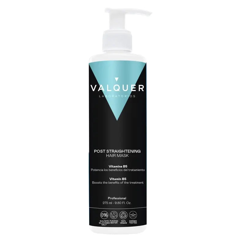 Valquer Maschera per capelli post lisciatura francese, 275 ml