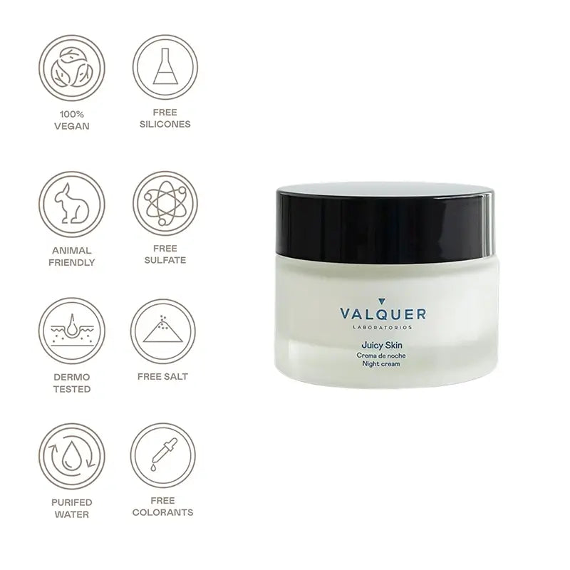 Valquer Skin Care Crema notte idratante, 50 ml