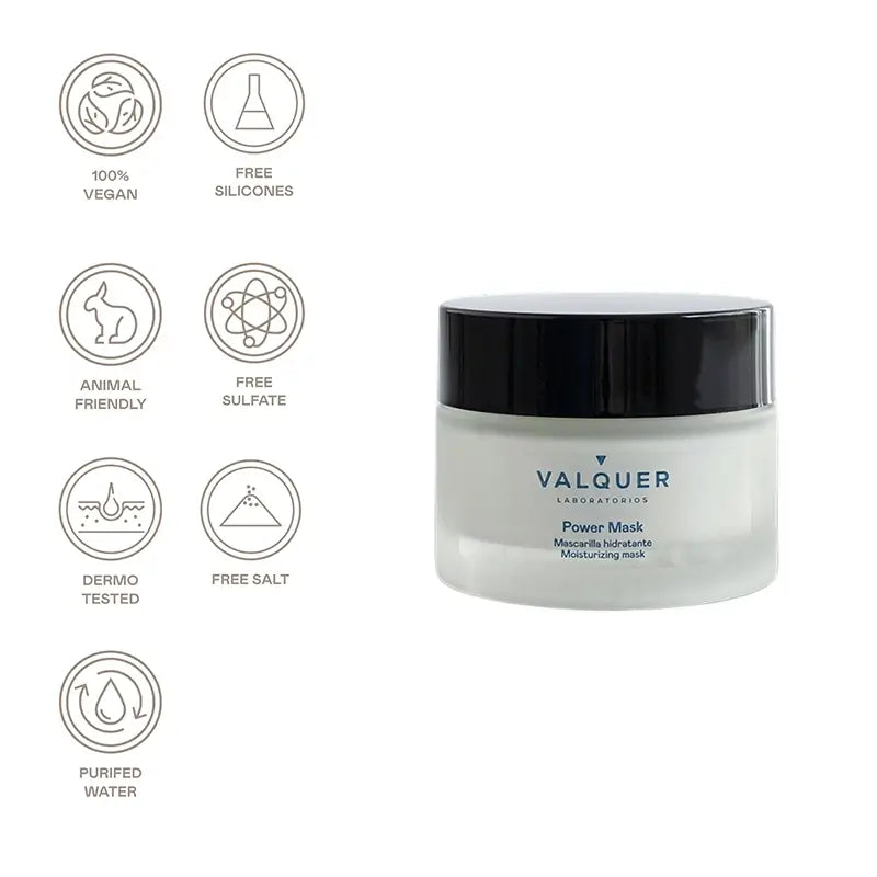 Valquer Skin Care Maschera idratante, 50 ml