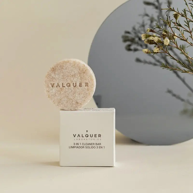 Valquer Skin Care Sugar Sugar Cleanser 3 In 1 Detergente solido, 50 gr