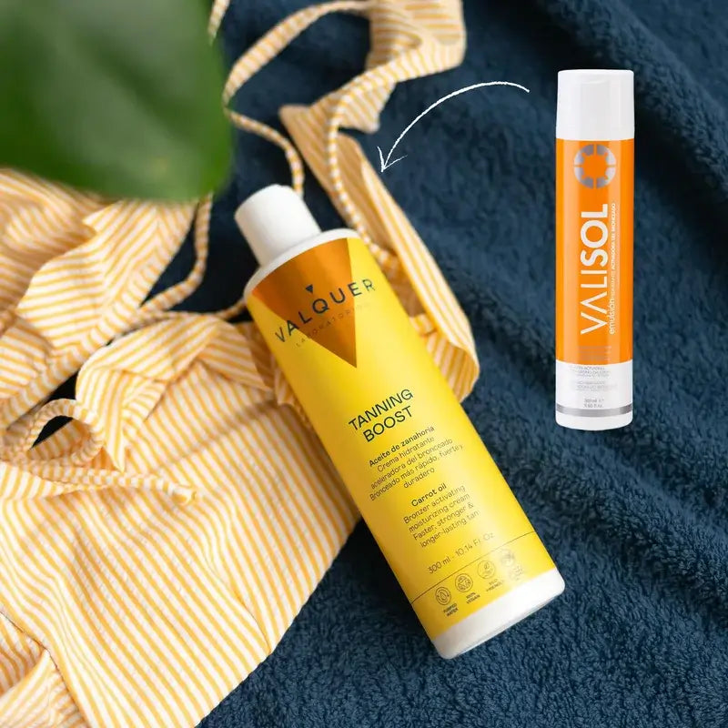 Valquer Protezione solare Emulsione idratante attivante l'abbronzatura, 300 ml