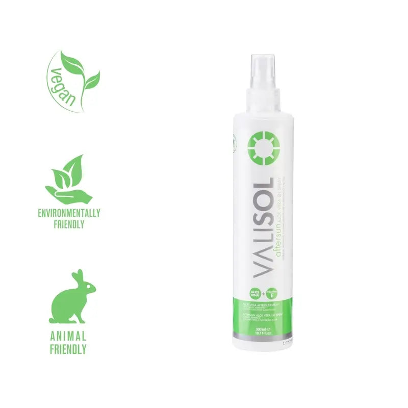 Valquer Protezione solare Valisol Doposole Aloe Vera Spray, 300 ml