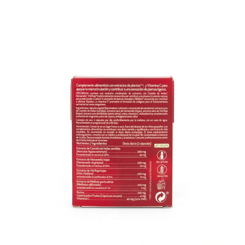 Vaminter Circumax Gambe Leggere, 60 Capsule Vegetali