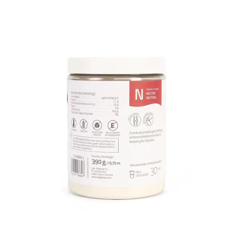 Colagenova Basic Collagene Idrolizzato 30 Giorni, 390 Gr