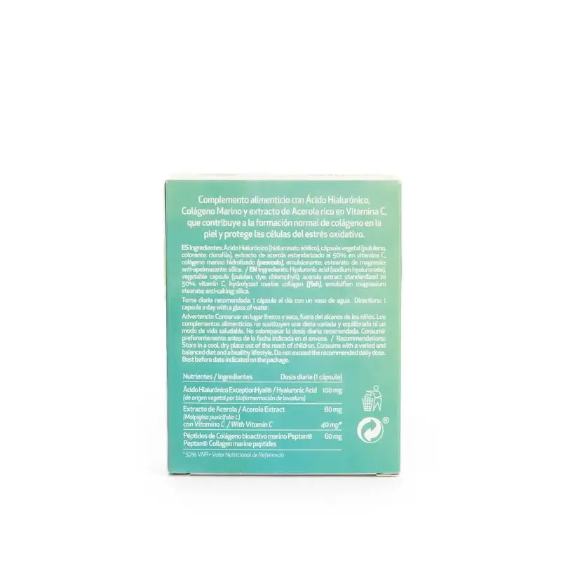 Colagenova Hyaluronic + Acido ialuronico 100 + Collagene + Vitamina C, 30 Capsule