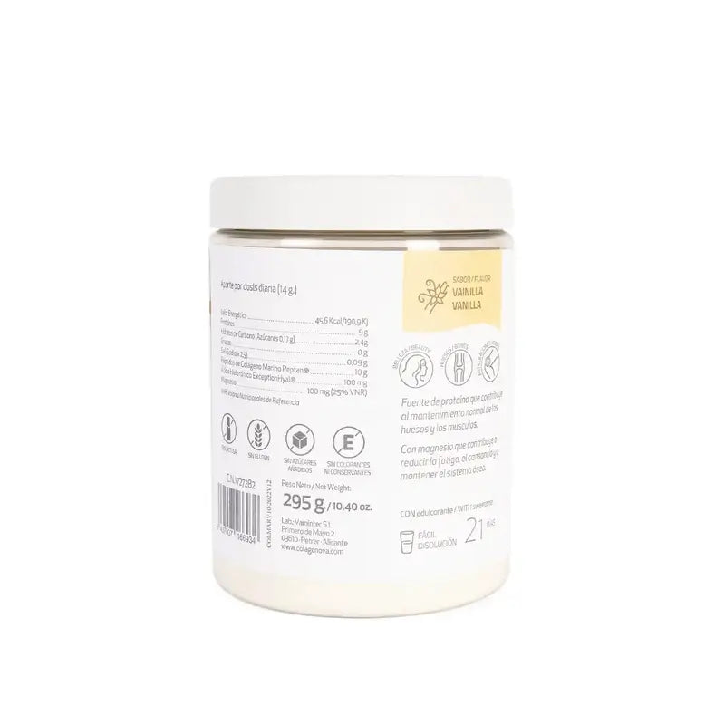 Colagenova Marine + Collagene Marino + Ialuronico + Magnesio Vaniglia 295 Gr