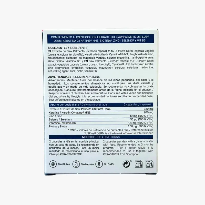 Kerastive Donna Capelli e Unghie, 60 Capsule