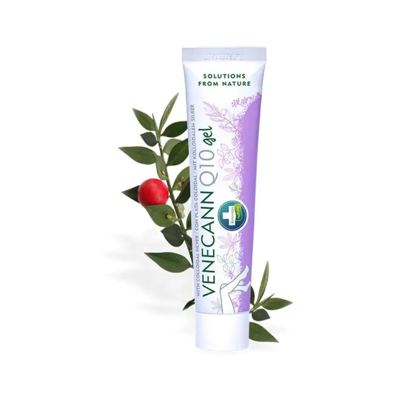Varicann Q10 - Gel di canapa naturale e vegano - Sollievo per le gambe stanche, 70 grammi