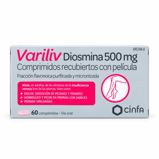 Variliv Diosmin Cinfamed 500 mg 60 Compresse