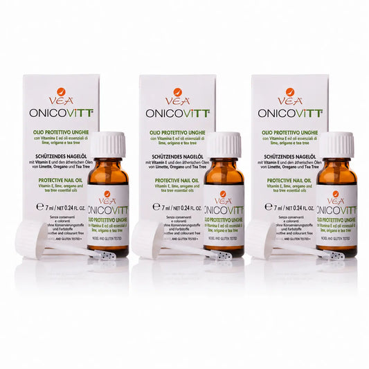 Vedi Onicovitt Olio protettivo per unghie 7 ml, confezione da 3