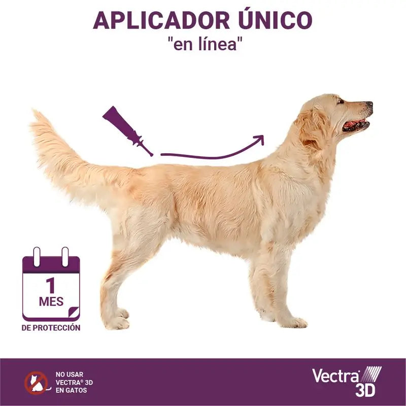 Vectra 3D Dog +40 kg, 3 pipette