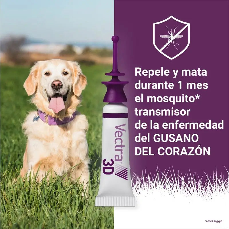 Vectra 3D Dog +40 kg, 3 pipette