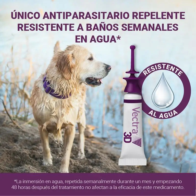 Vectra 3D Dog +40 kg, 3 pipette