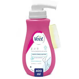 Veet Crema Doccia Depilatoria Pelle Sensibile 400 ml