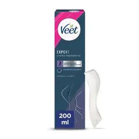 Veet Expert Crema Depilatoria per Donne, Corpo e Gambe, 200 ml