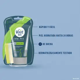 Veet Men Crema doccia depilatoria, 150 ml
