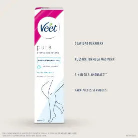 Veet Crema Depilatoria Minima Pelle Sensibile, 200 ml