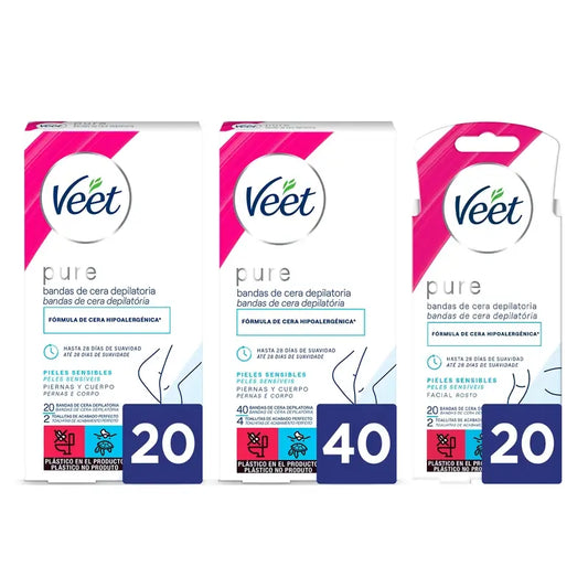 Confezione di cera Veet per pelli normali