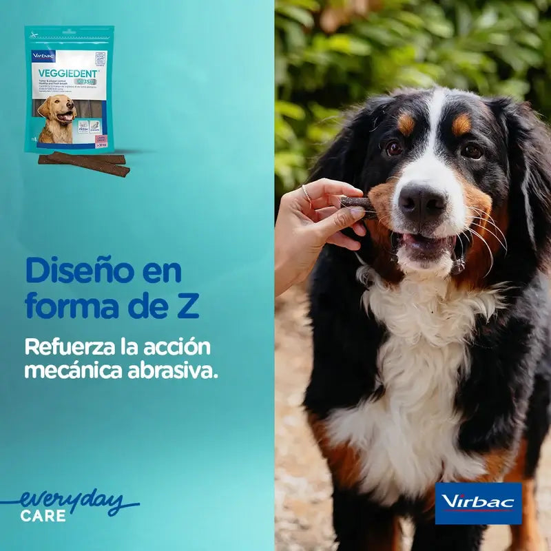 Virbac Veggiedent Fr3sh S, Snack dentale per cani di piccola taglia