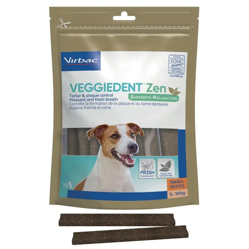 Virbac Veggiedent Zen S, snack dentale per cani di piccola taglia