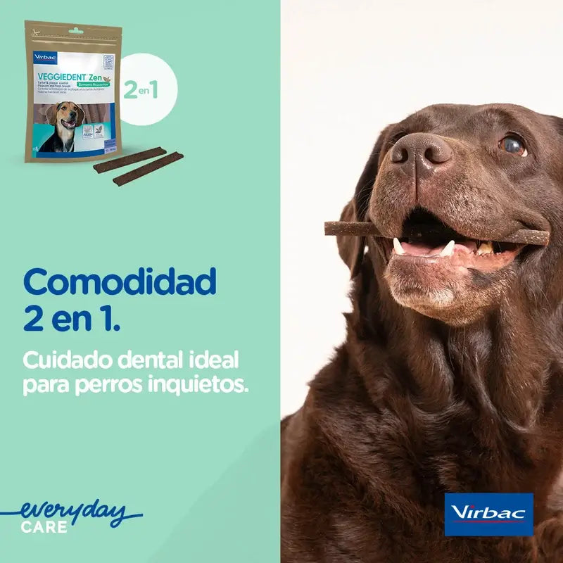 Virbac Veggiedent Zen S, snack dentale per cani di piccola taglia