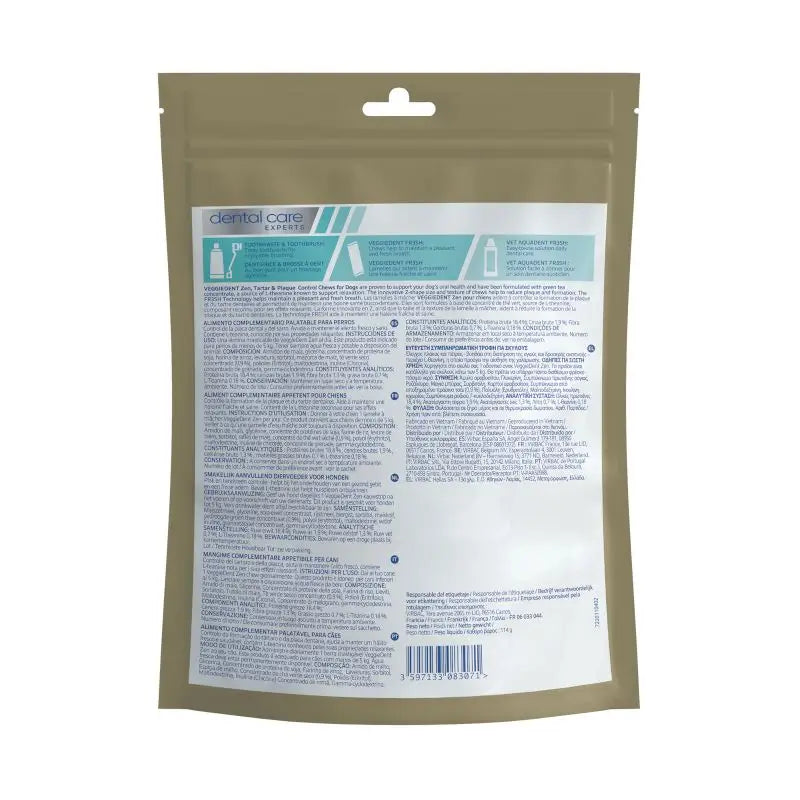 Virbac Veggiedent Zen Xs, Snack dentale per cani di taglia molto piccola