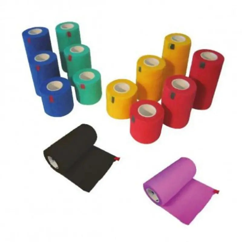 Fascia coesiva per bendaggio verde 10Cmx4,5M, 1pezzo