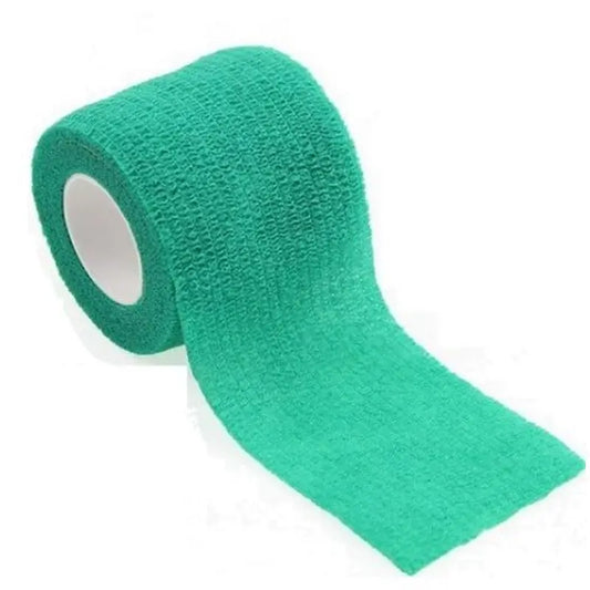 Fascia coesiva per bendaggio verde 10Cmx4,5M, 1pezzo