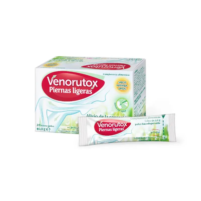 Venorutox Gambe Leggere, 20 bustine + massaggiatore