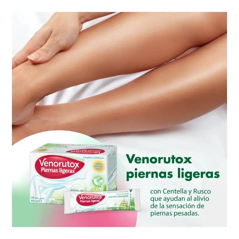 Venorutox Gambe Leggere, 20 bustine + massaggiatore