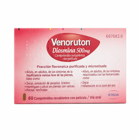 Venoruton 500 mg, 60 compresse rivestite con film