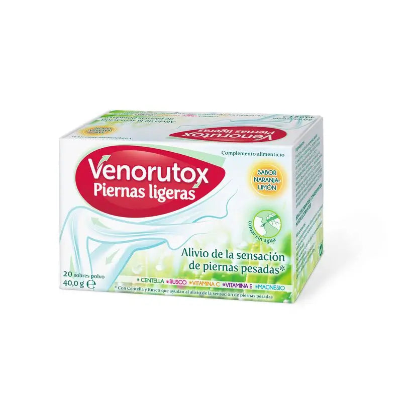 Venorutox Gambe Leggere 20 bustine Arancio-Lemonio