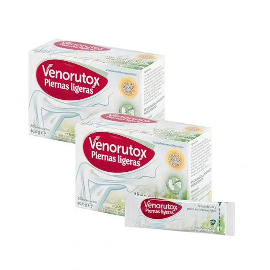 Venorutox Gambe Leggere Arancione-Lemonio, 2X20 Bustine