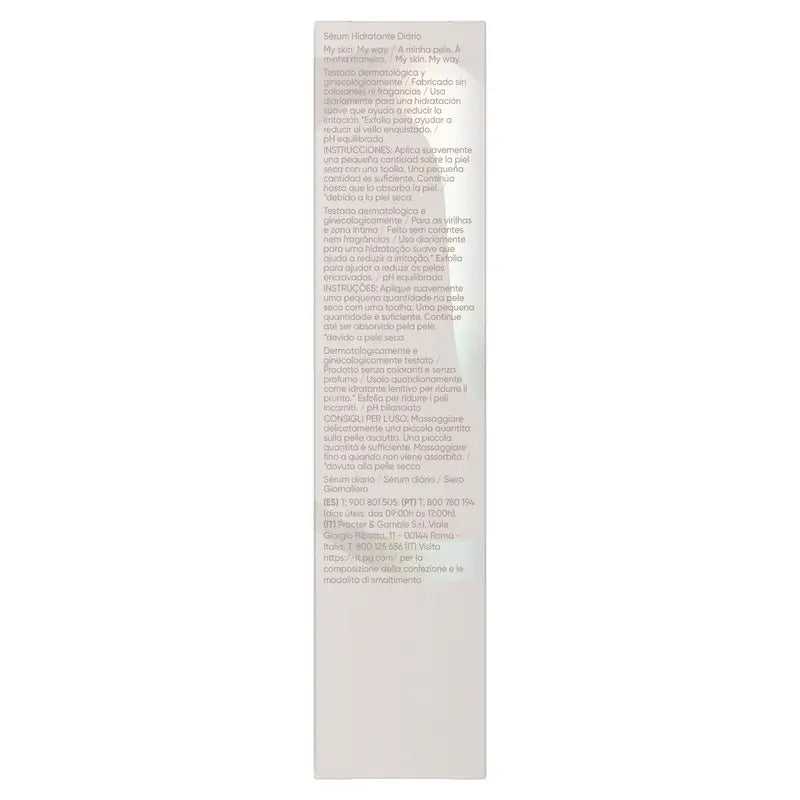 Venus Satin Care Siero Idratante Quotidiano Zona Intima, 50 Ml