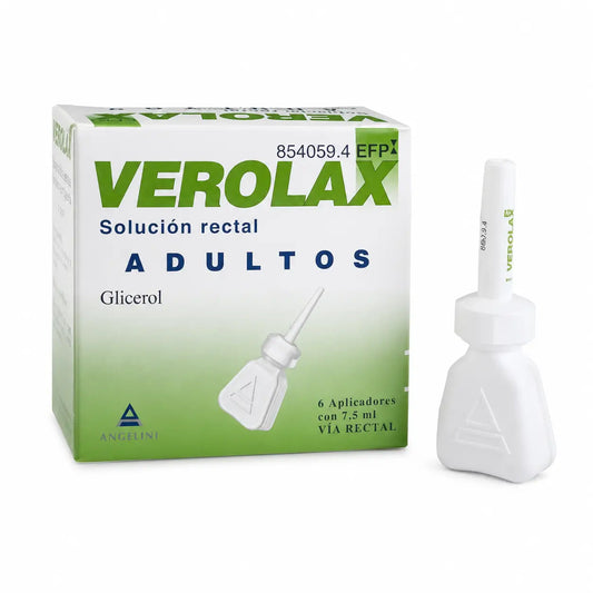 Verolax Adulti Soluzione Rettale, 6 Applicatori