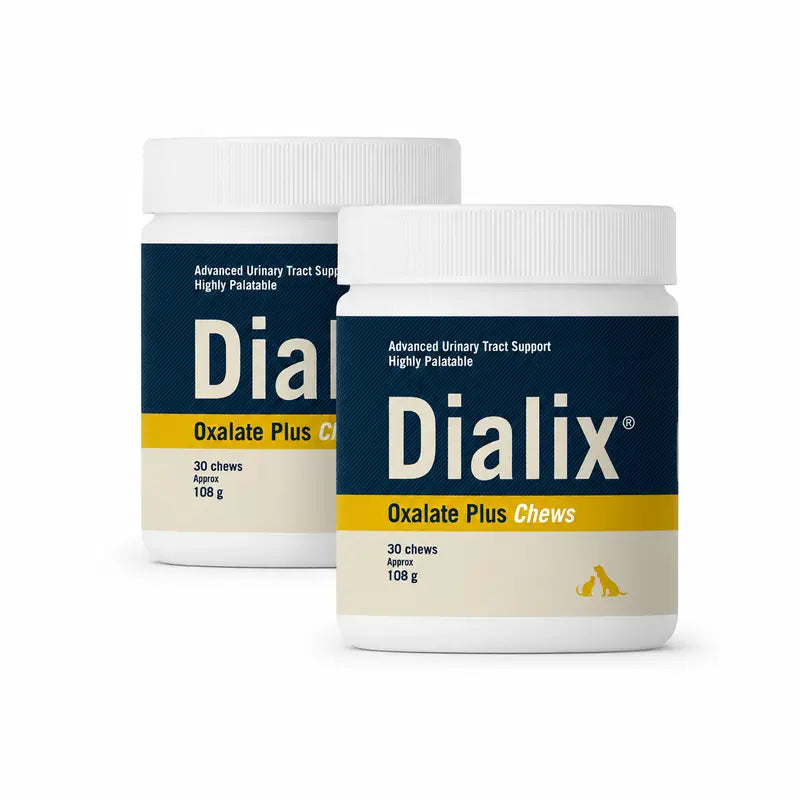Vetnova Dialix Oxalate Plus Confezione da 2 x 30 compresse masticabili