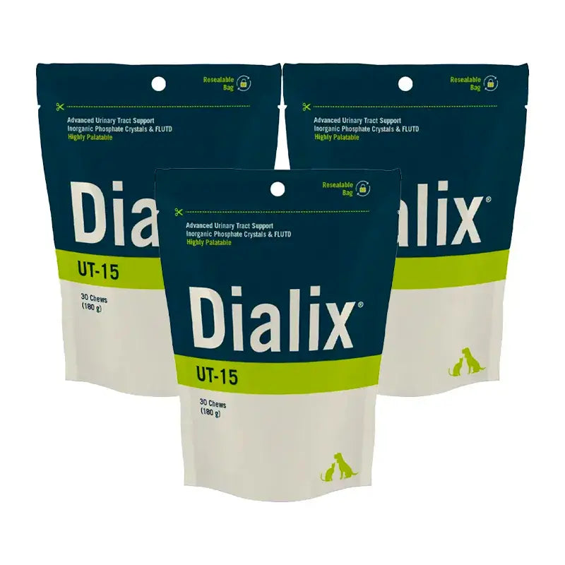 Vetnova Dialix UT-15, confezione da 3 x 30 masticatori