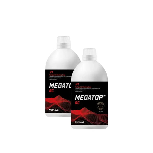 Vetnova Megatop per cani 360 ml, confezione da 2