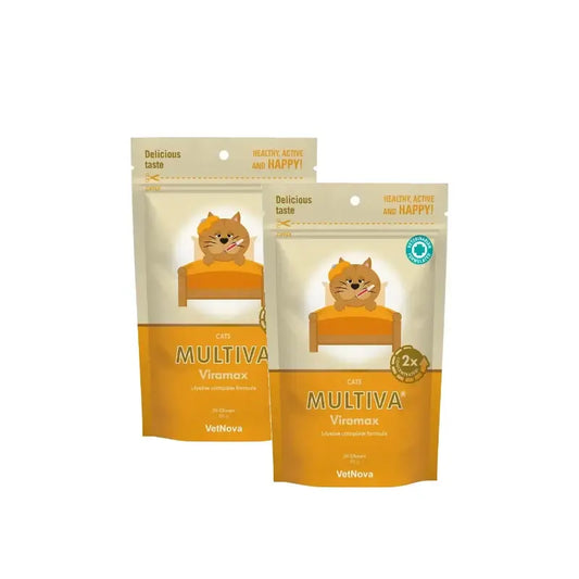 Vetnova Multiva Viramax 30 compresse masticabili, confezione da 2