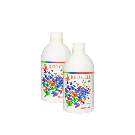 Vetnova Red Cell Avian 500 ml, confezione da 2