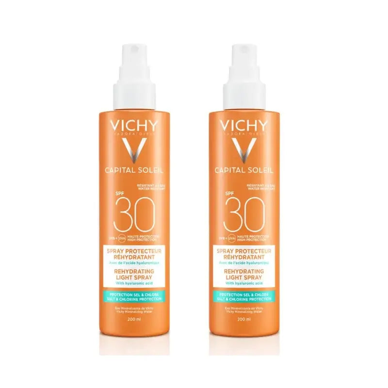 Vichy Capital Soleil Spray Multiprotezione Spf 30, 2X200 Ml