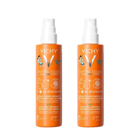 Vichy Capital Soleil Spray Bambini Spf 50, 2X200 Ml
