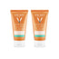 Vichy Capital Soleil Tocco Secco Spf 50, 2X50 Ml