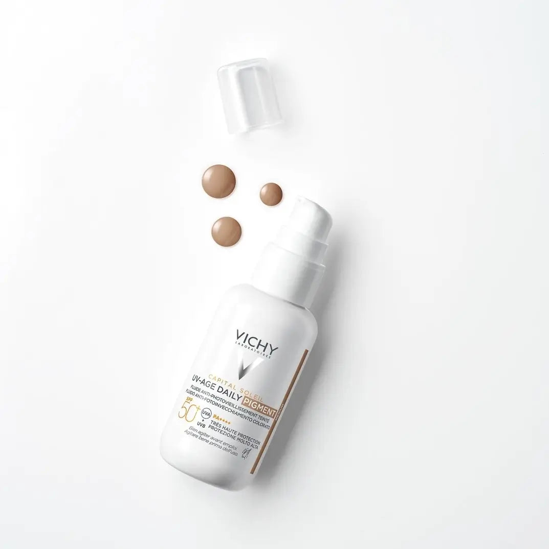 Vichy Capital Soleil Uv Age Fluido Fotoprotettivo Quotidiano Colore Medio Spf 50 40Ml