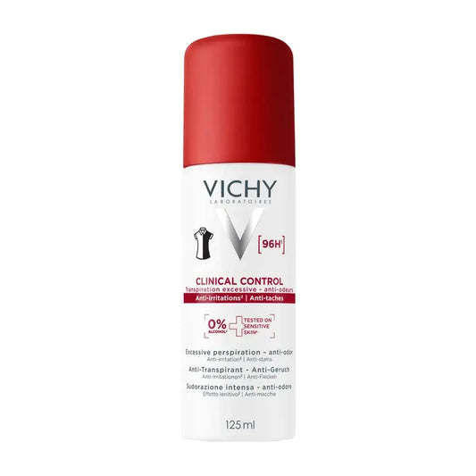 Vichy Clinical Control 96h Donna, antitraspirante spray, 125 ml
